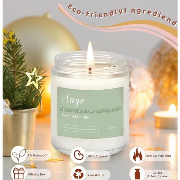 Scented Soy Candle - Picture 2 of 5